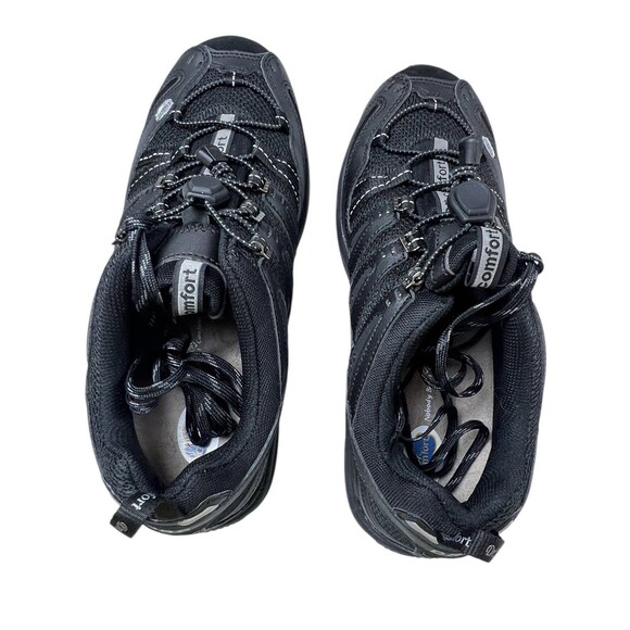 Dr Comfort Mens Orthopedic Shoes Size 10 W DRC Performance 7611 Black Mesh - Picture 8 of 10